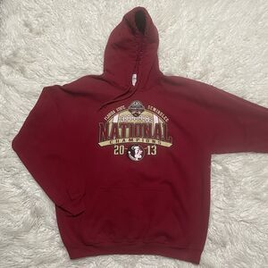 Florida State Seminoles FSU Hoodie Size XL 2013 National Champions Gildan Heavy